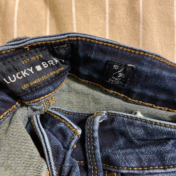 Lucky Brand size 10/30 Lolita skinny dark wash - Picture 3 of 5
